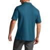 imageCQR Mens Polo Shirts Tactical Short Sleeve Golf Performance Shirts Lightweight Dry Fit UPF 50 PiqueFrost Essential Dark Teal