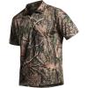 imageCQR Mens Polo Shirts Tactical Short Sleeve Golf Performance Shirts Lightweight Dry Fit UPF 50 PiqueFrost Essential Hunting Camo
