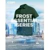 imageCQR Mens Polo Shirts Tactical Short Sleeve Golf Performance Shirts Lightweight Dry Fit UPF 50 PiqueFrost Essential Jade Green