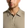 imageCQR Mens Polo Shirts Tactical Short Sleeve Golf Performance Shirts Lightweight Dry Fit UPF 50 PiqueFrost Essential Khaki
