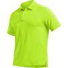 imageCQR Mens Polo Shirts Tactical Short Sleeve Golf Performance Shirts Lightweight Dry Fit UPF 50 PiqueFrost Essential Neon Yellow