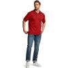 imageCQR Mens Polo Shirts Tactical Short Sleeve Golf Performance Shirts Lightweight Dry Fit UPF 50 PiqueFrost Essential Red