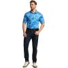 imageCQR Mens Polo Shirts Tactical Short Sleeve Golf Performance Shirts Lightweight Dry Fit UPF 50 PiqueFrost Essential Reef