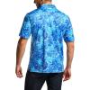 imageCQR Mens Polo Shirts Tactical Short Sleeve Golf Performance Shirts Lightweight Dry Fit UPF 50 PiqueFrost Essential Reef