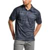 imageCQR Mens Polo Shirts Tactical Short Sleeve Golf Performance Shirts Lightweight Dry Fit UPF 50 PiqueFrost Essential Scale Charcoal