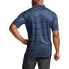 imageCQR Mens Polo Shirts Tactical Short Sleeve Golf Performance Shirts Lightweight Dry Fit UPF 50 PiqueFrost Essential Stripe Navy