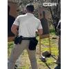 imageCQR Mens Polo Shirts Tactical Short Sleeve Golf Performance Shirts Lightweight Dry Fit UPF 50 PiqueFrost Essential White
