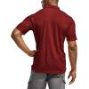 imageCQR Mens Polo Shirts Tactical Short Sleeve Golf Performance Shirts Lightweight Dry Fit UPF 50 PiqueFrost Essential Wine