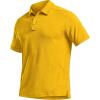 imageCQR Mens Polo Shirts Tactical Short Sleeve Golf Performance Shirts Lightweight Dry Fit UPF 50 PiqueFrost Essential Yellow