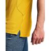 imageCQR Mens Polo Shirts Tactical Short Sleeve Golf Performance Shirts Lightweight Dry Fit UPF 50 PiqueFrost Essential Yellow
