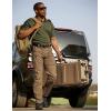 imageCQR Mens Polo Shirts Tactical Short Sleeve Golf Performance Shirts Lightweight Dry Fit UPF 50 PiqueFrost Pro Army Green