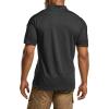 imageCQR Mens Polo Shirts Tactical Short Sleeve Golf Performance Shirts Lightweight Dry Fit UPF 50 PiqueFrost Pro Black