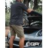 imageCQR Mens Polo Shirts Tactical Short Sleeve Golf Performance Shirts Lightweight Dry Fit UPF 50 PiqueFrost Pro Charcoal