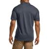 imageCQR Mens Polo Shirts Tactical Short Sleeve Golf Performance Shirts Lightweight Dry Fit UPF 50 PiqueFrost Pro Charcoal