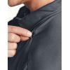 imageCQR Mens Polo Shirts Tactical Short Sleeve Golf Performance Shirts Lightweight Dry Fit UPF 50 PiqueFrost Pro Charcoal