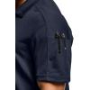 imageCQR Mens Polo Shirts Tactical Short Sleeve Golf Performance Shirts Lightweight Dry Fit UPF 50 PiqueFrost Pro Police Navy