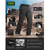 imageCQR Mens Quick Dry Tactical Pants Water Resistant Outdoor Pants Lightweight Stretch Cargo Work Hiking PantsRocky Cargo WBelt Black