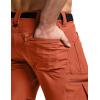 imageCQR Mens Quick Dry Tactical Pants Water Resistant Outdoor Pants Lightweight Stretch Cargo Work Hiking PantsRocky Cargo WBelt Burnt Orange