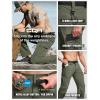 imageCQR Mens Quick Dry Tactical Pants Water Resistant Outdoor Pants Lightweight Stretch Cargo Work Hiking PantsRocky Cargo WBelt Fuscous Green