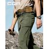 imageCQR Mens Quick Dry Tactical Pants Water Resistant Outdoor Pants Lightweight Stretch Cargo Work Hiking PantsRocky Cargo WBelt Fuscous Green
