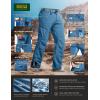 imageCQR Mens Quick Dry Tactical Pants Water Resistant Outdoor Pants Lightweight Stretch Cargo Work Hiking PantsRocky Cargo WBelt Glaucous