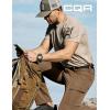 imageCQR Mens Quick Dry Tactical Pants Water Resistant Outdoor Pants Lightweight Stretch Cargo Work Hiking PantsRocky Cargo WBelt Hazelnut