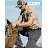 imageCQR Mens Quick Dry Tactical Pants Water Resistant Outdoor Pants Lightweight Stretch Cargo Work Hiking PantsRocky Cargo WBelt Jet Grey