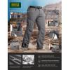 imageCQR Mens Quick Dry Tactical Pants Water Resistant Outdoor Pants Lightweight Stretch Cargo Work Hiking PantsRocky Cargo WBelt Jet Grey
