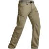 imageCQR Mens Quick Dry Tactical Pants Water Resistant Outdoor Pants Lightweight Stretch Cargo Work Hiking PantsRocky Cargo WBelt Tan