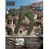 imageCQR Mens Quick Dry Tactical Pants Water Resistant Outdoor Pants Lightweight Stretch Cargo Work Hiking PantsRocky Z Fuscous Green