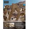 imageCQR Mens Quick Dry Tactical Pants Water Resistant Outdoor Pants Lightweight Stretch Cargo Work Hiking PantsRocky Z Hazelnut