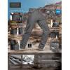 imageCQR Mens Quick Dry Tactical Pants Water Resistant Outdoor Pants Lightweight Stretch Cargo Work Hiking PantsRocky Z Jet Grey