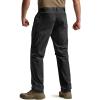 imageCQR Mens Quick Dry Tactical Pants Water Resistant Outdoor Pants Lightweight Stretch Cargo Work Hiking PantsRunyon Cargo Pants Black