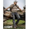 imageCQR Mens Quick Dry Tactical Pants Water Resistant Outdoor Pants Lightweight Stretch Cargo Work Hiking PantsRunyon Cargo Pants Charcoal