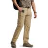 imageCQR Mens Quick Dry Tactical Pants Water Resistant Outdoor Pants Lightweight Stretch Cargo Work Hiking PantsRunyon Cargo Pants Dune Khaki