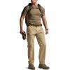 imageCQR Mens Quick Dry Tactical Pants Water Resistant Outdoor Pants Lightweight Stretch Cargo Work Hiking PantsRunyon Cargo Pants Dune Khaki