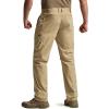 imageCQR Mens Quick Dry Tactical Pants Water Resistant Outdoor Pants Lightweight Stretch Cargo Work Hiking PantsRunyon Cargo Pants Dune Khaki