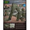 imageCQR Mens Quick Dry Tactical Pants Water Resistant Outdoor Pants Lightweight Stretch Cargo Work Hiking PantsRunyon Cargo Pants Green Kelp