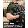 imageCQR Mens Short Sleeve Military Tactical TShirt Athletic Gym Training Army Shirts Outdoor Hiking Workout ShirtFrost Pro Crewneck Army Green
