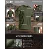 imageCQR Mens Short Sleeve Military Tactical TShirt Athletic Gym Training Army Shirts Outdoor Hiking Workout ShirtFrost Pro Crewneck Army Green