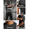 imageCQR Mens Short Sleeve Military Tactical TShirt Athletic Gym Training Army Shirts Outdoor Hiking Workout ShirtFrost Pro Crewneck Black
