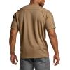 imageCQR Mens Short Sleeve Military Tactical TShirt Athletic Gym Training Army Shirts Outdoor Hiking Workout ShirtFrost Pro Crewneck Coyote