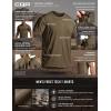 imageCQR Mens Short Sleeve Military Tactical TShirt Athletic Gym Training Army Shirts Outdoor Hiking Workout ShirtFrost Pro Crewneck Tundra
