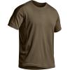 imageCQR Mens Short Sleeve Military Tactical TShirt Athletic Gym Training Army Shirts Outdoor Hiking Workout ShirtFrost Pro Crewneck Tundra
