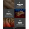 imageCQR Mens Thermal Fleece Quarter Zip Sweater Outdoor Lightweight Long Sleeve Pullover Casual Mock Neck Polo SweatersCrest Hazelnut