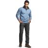 imageCQR Mens Thermal Fleece Quarter Zip Sweater Outdoor Lightweight Long Sleeve Pullover Casual Mock Neck Polo SweatersCrest Ocean