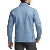 imageCQR Mens Thermal Fleece Quarter Zip Sweater Outdoor Lightweight Long Sleeve Pullover Casual Mock Neck Polo SweatersCrest Ocean