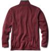 imageCQR Mens Thermal Fleece Quarter Zip Sweater Outdoor Lightweight Long Sleeve Pullover Casual Mock Neck Polo SweatersCrest Wine