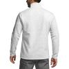 imageCQR Mens Thermal Fleece Quarter Zip Sweater Outdoor Lightweight Long Sleeve Pullover Casual Mock Neck Polo SweatersValley Light Grey