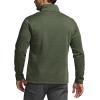 imageCQR Mens Thermal Fleece Quarter Zip Sweater Outdoor Lightweight Long Sleeve Pullover Casual Mock Neck Polo SweatersValley Olive